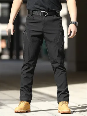 Men's Comfort Stretchy Multi-Pocket Outdoor Waterproof Tactical Pants