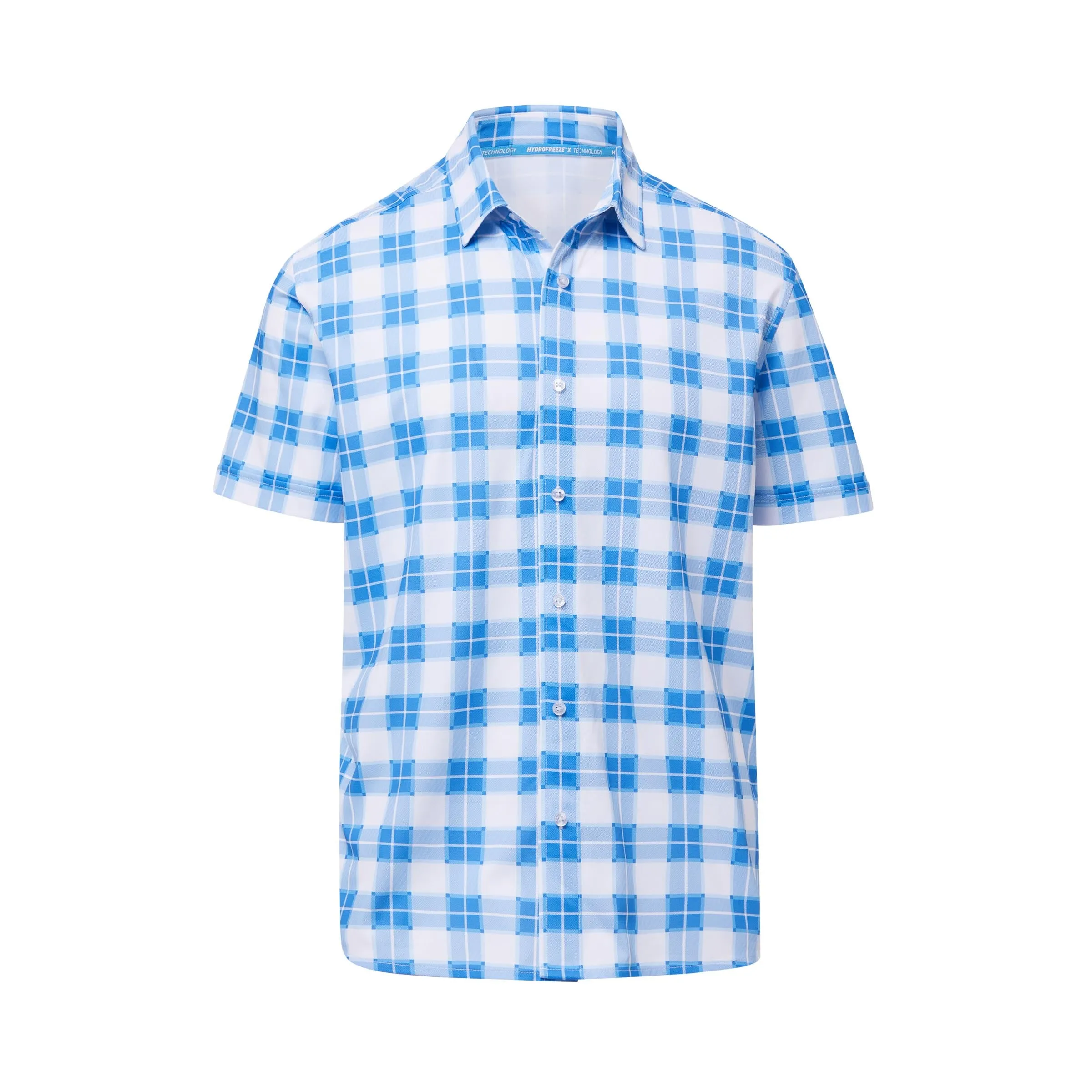 Men's Cooling Button Down Shirt - Short Sleeve - Magna Ready