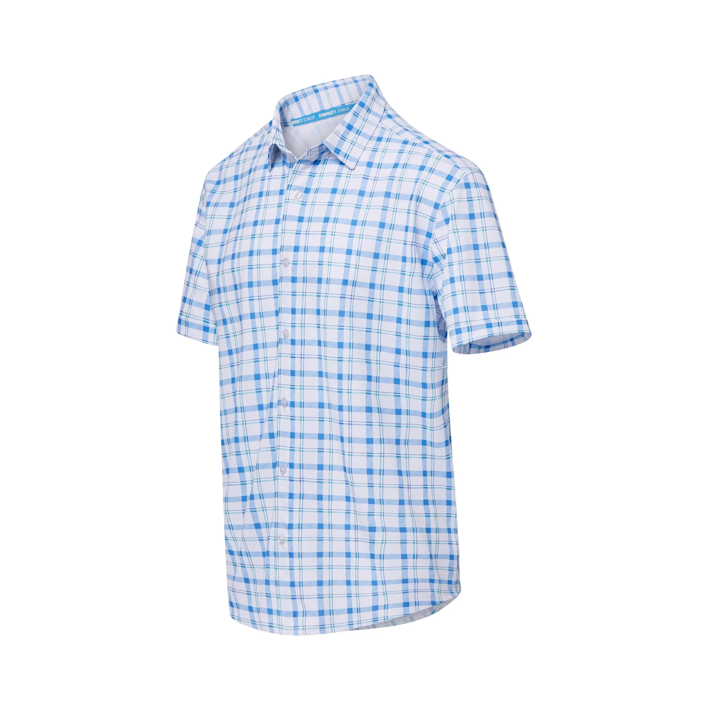 Men's Cooling Button Down Shirt - Short Sleeve - Magna Ready