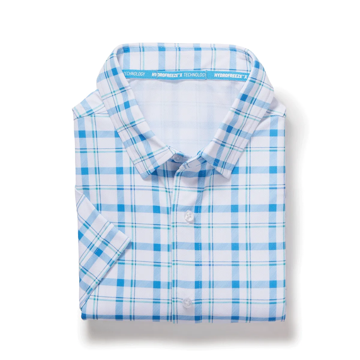 Men's Cooling Button Down Shirt - Short Sleeve - Magna Ready