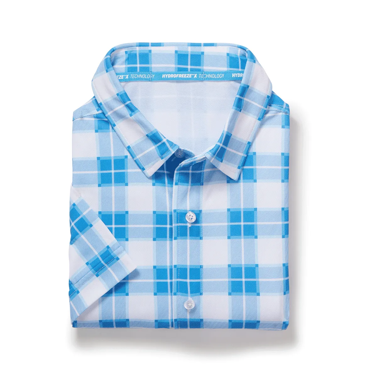 Men's Cooling Button Down Shirt - Short Sleeve - Magna Ready
