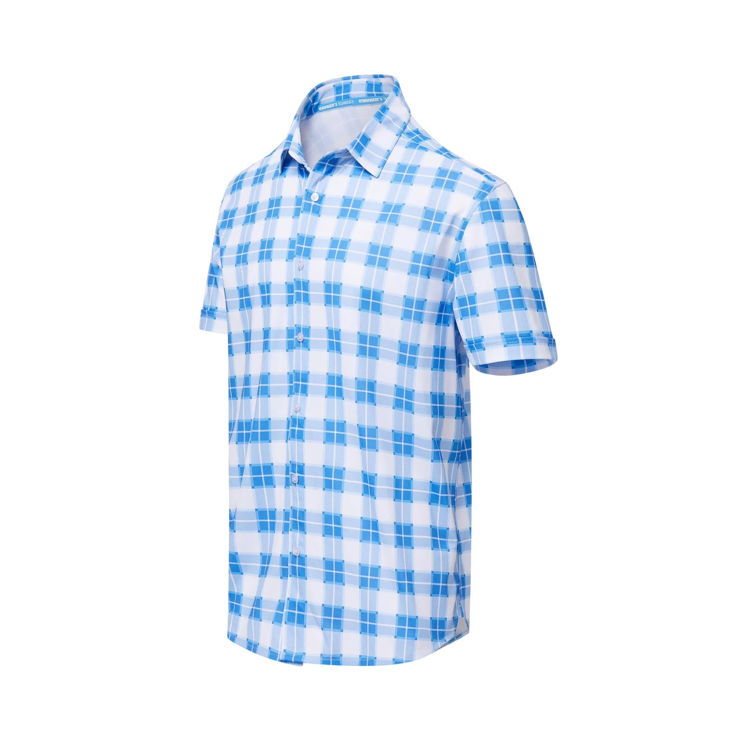 Men's Cooling Button Down Shirt - Short Sleeve - Magna Ready