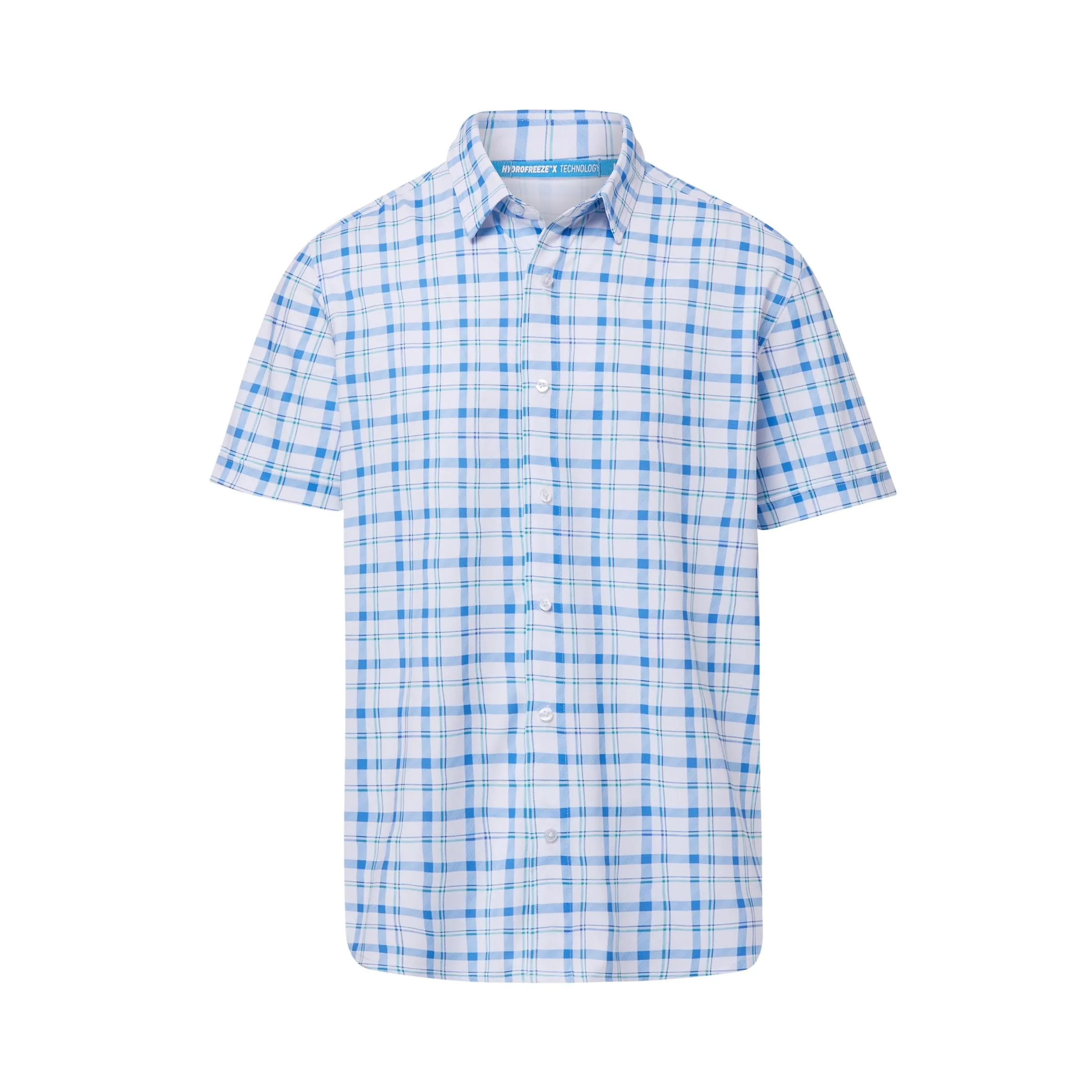 Men's Cooling Button Down Shirt - Short Sleeve - Magna Ready
