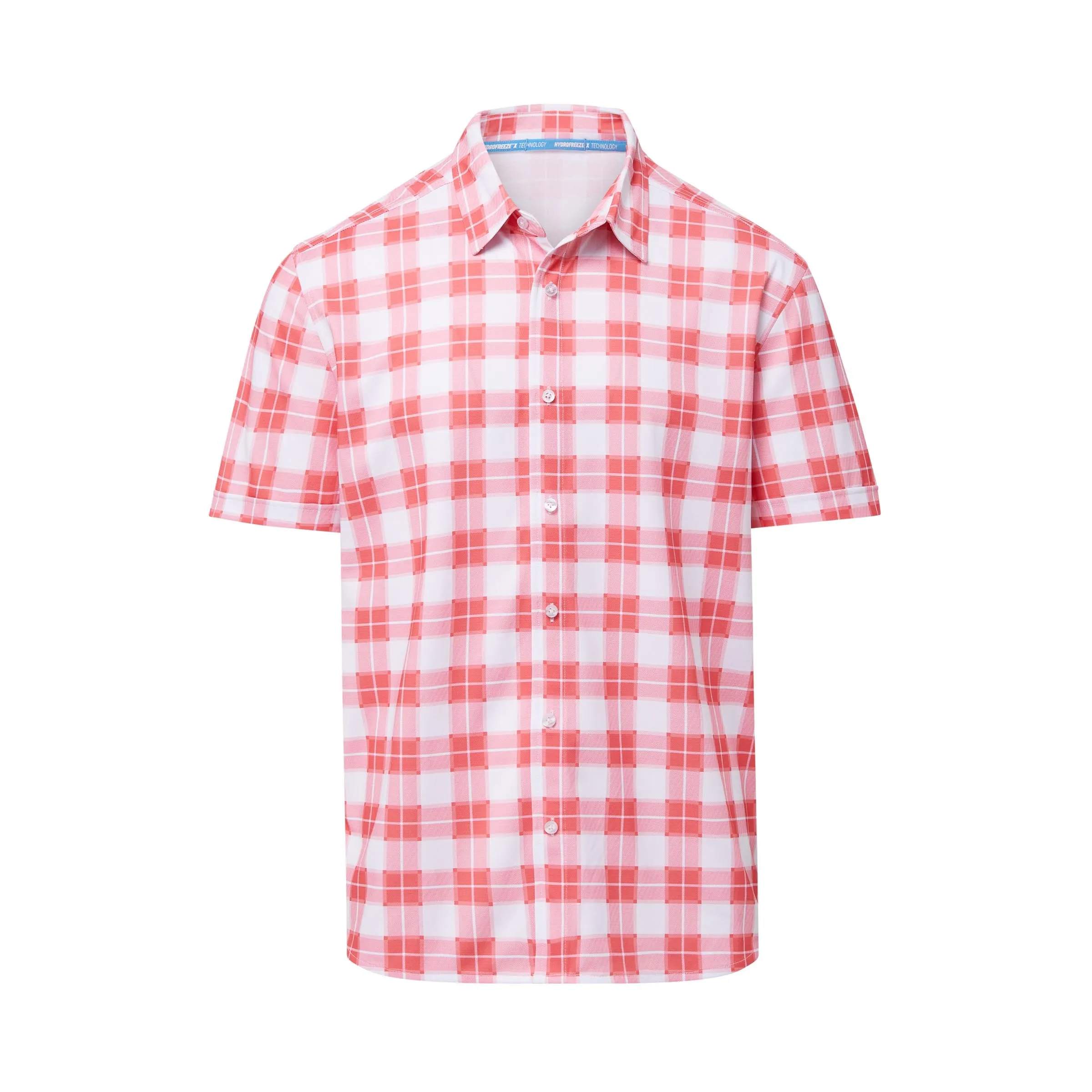 Men's Cooling Button Down Shirt - Short Sleeve - Magna Ready