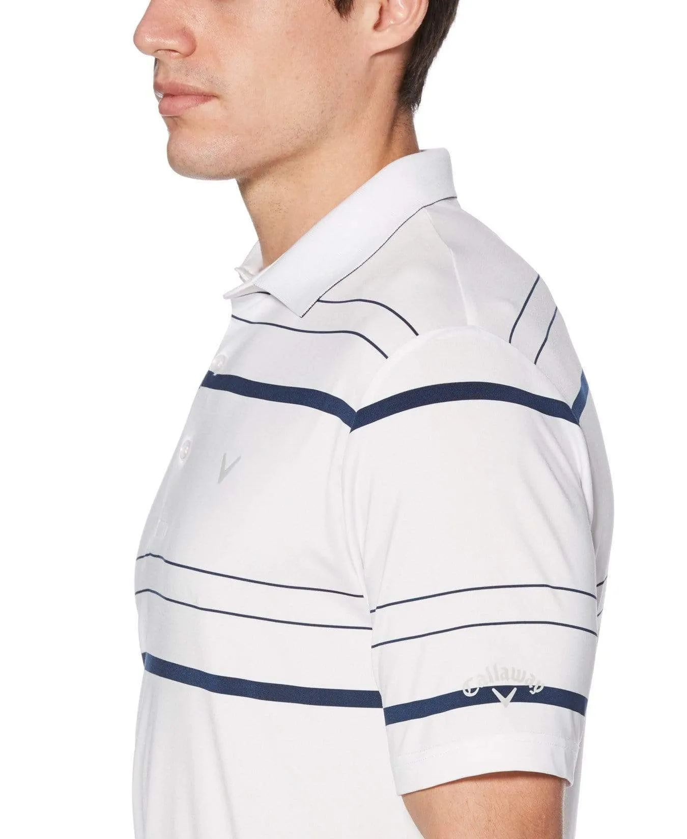 Mens Fashion Stripe Polo
