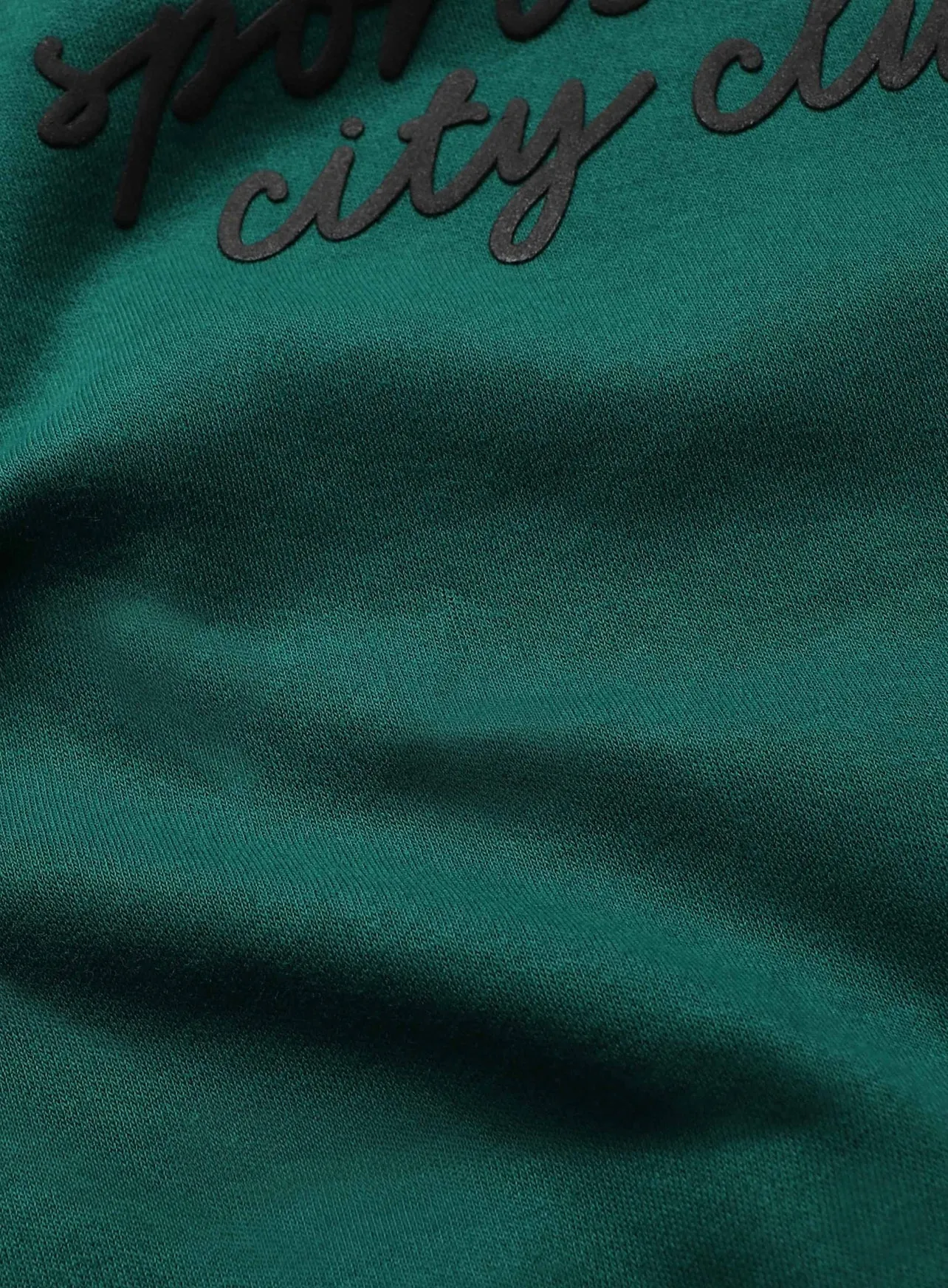 Men's Green Sports City Club Colourblock T-shirt