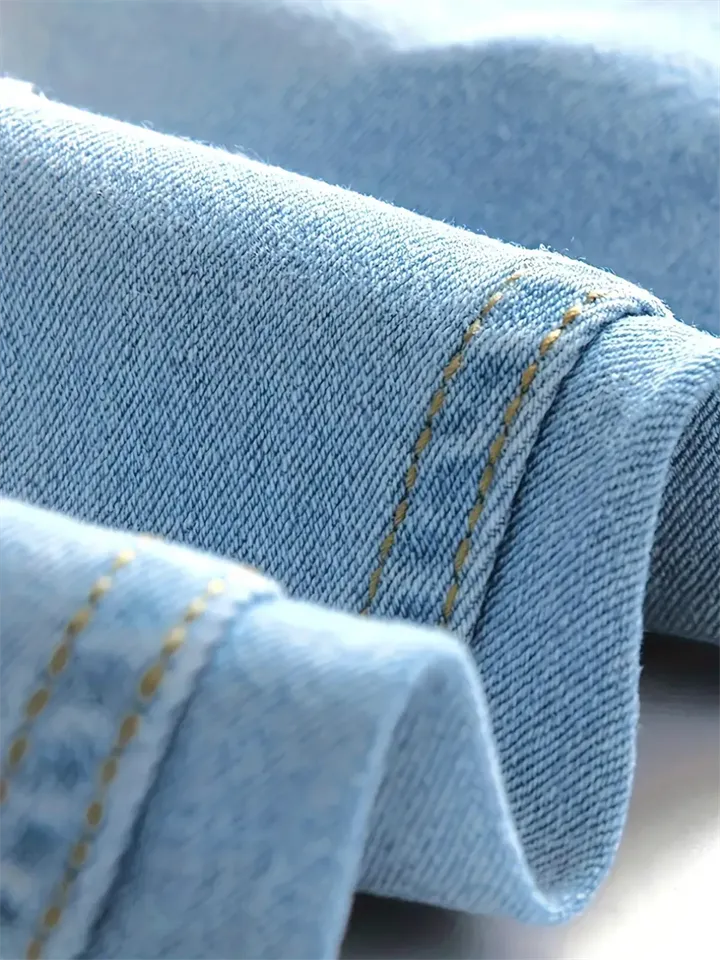 Men's Leisure Slim Fit Stretchy Washed Skinny Jeans