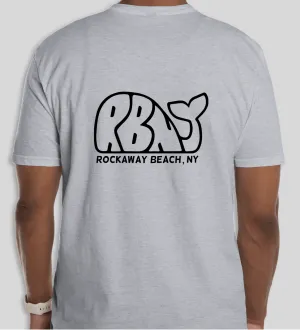 Men’s RBNY Whale Logo Short Sleeve Tee Grey