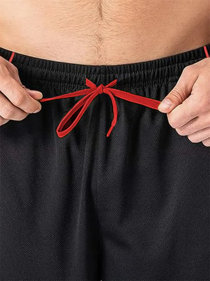 Men's Stretchy Drawstring Training Running Sport Pants