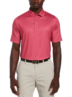 Mens Swing Tech™ Allover Chevron Polo