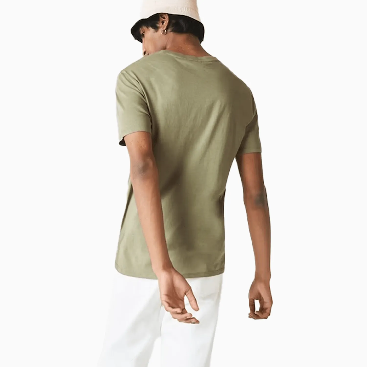 Men's V-Neck Pima Cotton Jersey T-Shirt