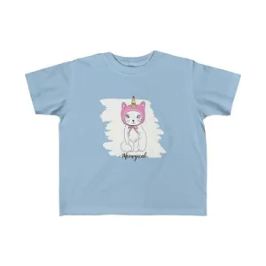 Meowgical Cat Unicorn Kid Girls Tee