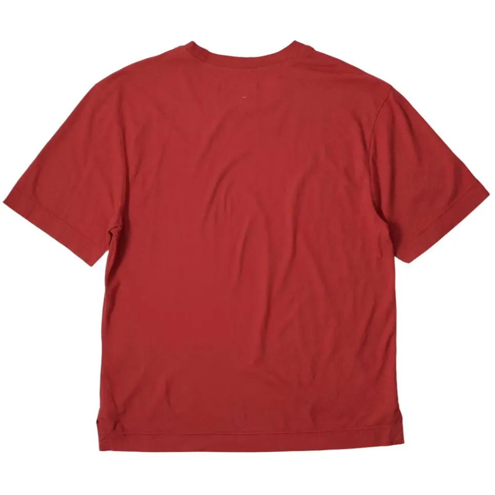MHL Simple T-Shirt Linen Jersey Sports Red