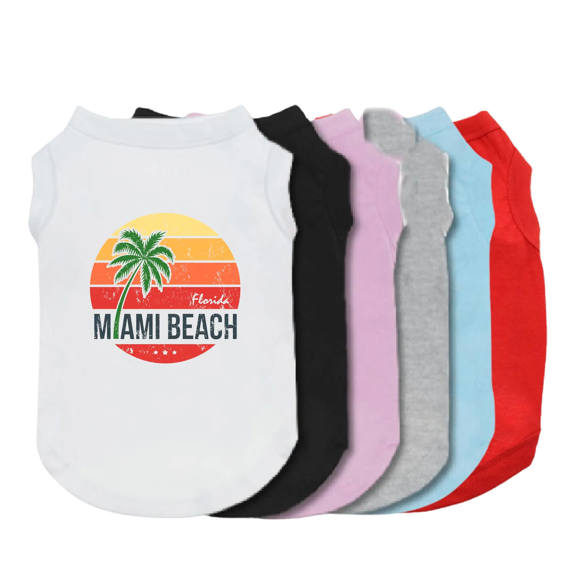 Miami Beach Dog Sport Tank