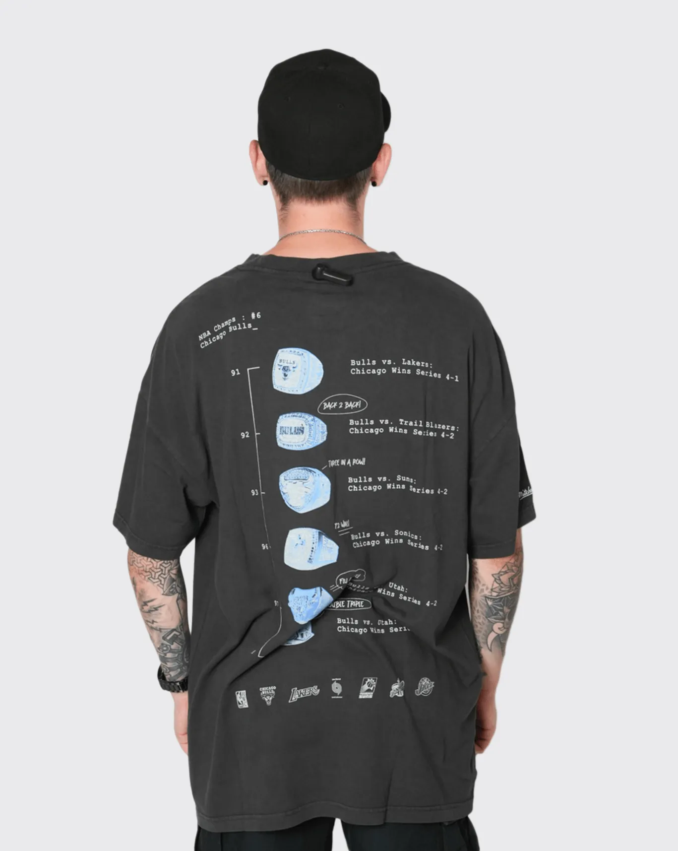 Mitchell and Ness Xray Tee Bulls