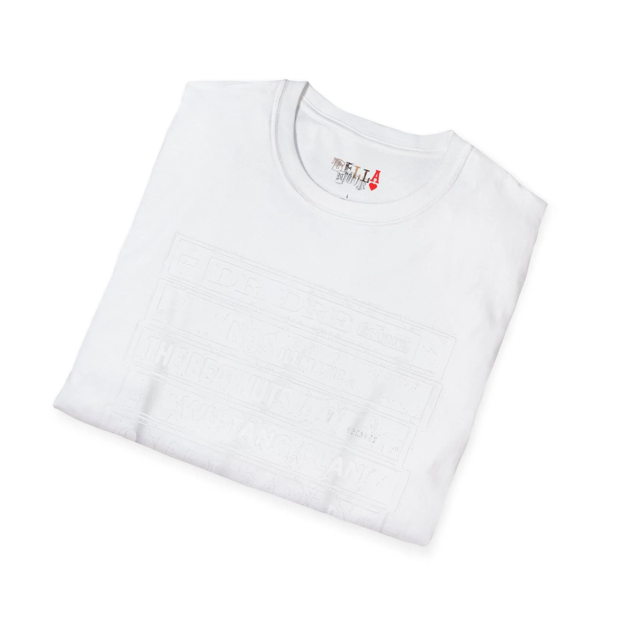 Mix Tape Stack Unisex Softstyle T-Shirt