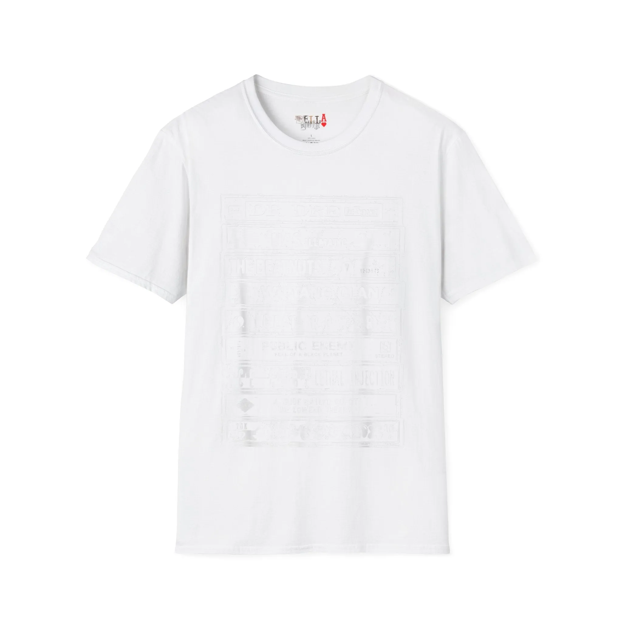 Mix Tape Stack Unisex Softstyle T-Shirt