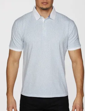 Mizzen   Main Printed Short Sleeve Polo