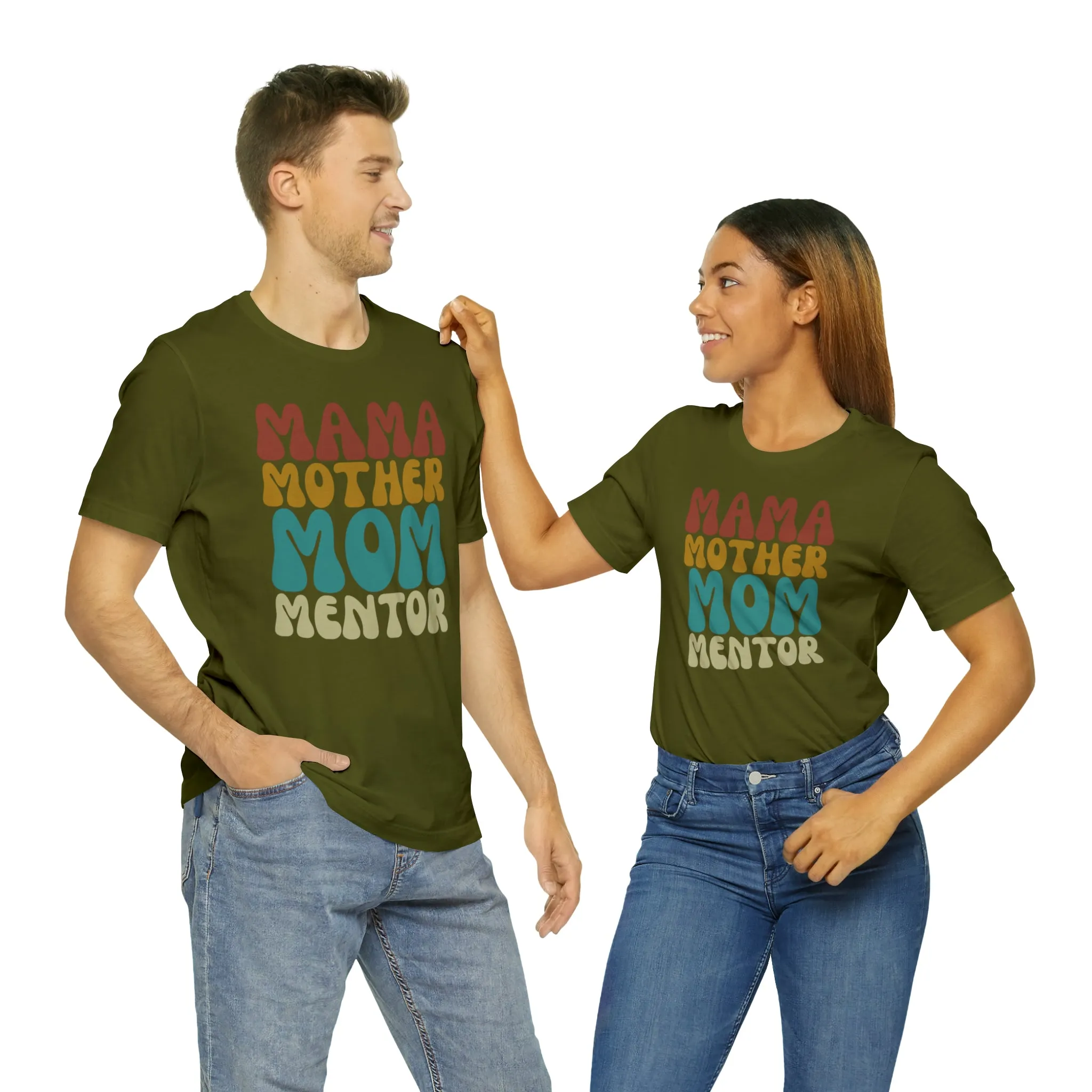 Mom Mother Mentor T-Shirt | Love You Mama Tee |  Bella Canvas 3001 Unisex |  Short Sleeve Tshirt