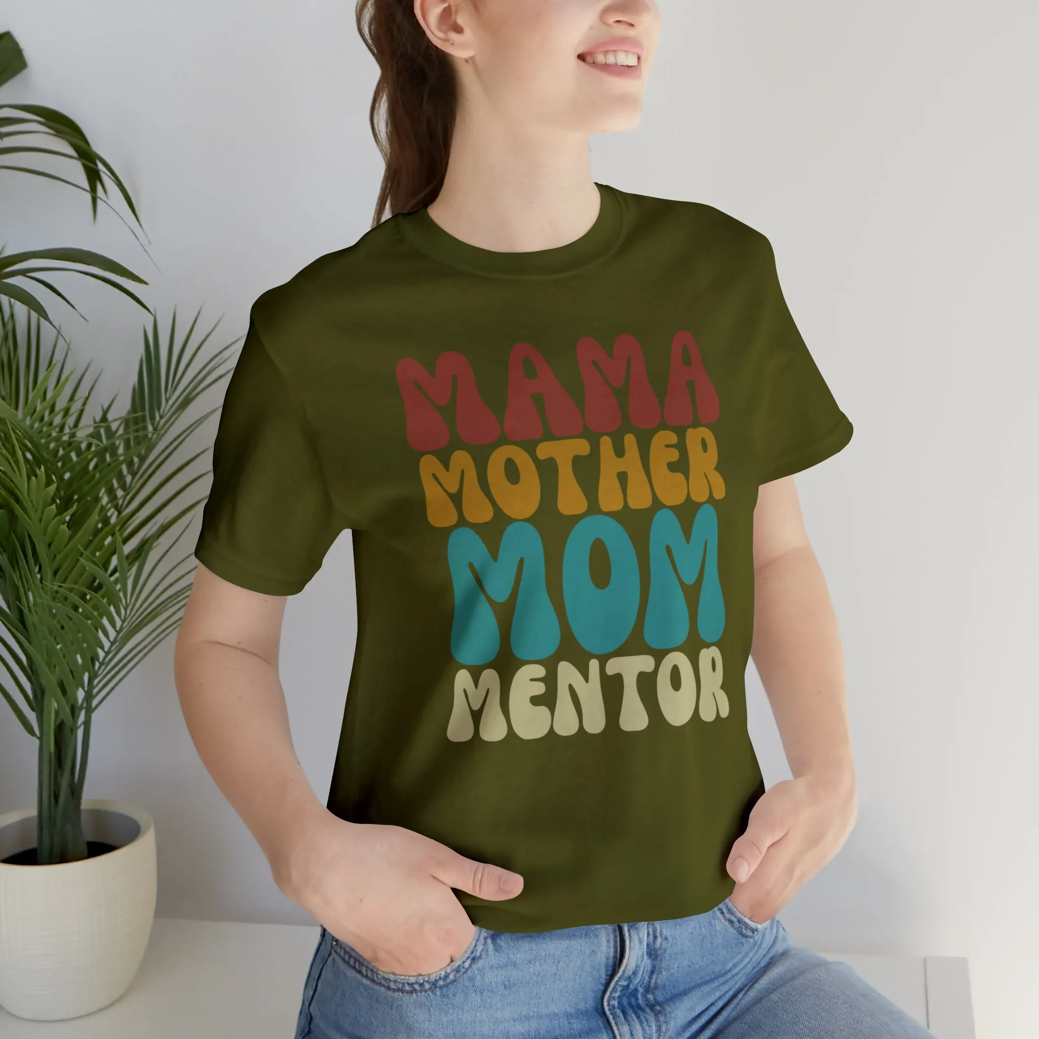 Mom Mother Mentor T-Shirt | Love You Mama Tee |  Bella Canvas 3001 Unisex |  Short Sleeve Tshirt