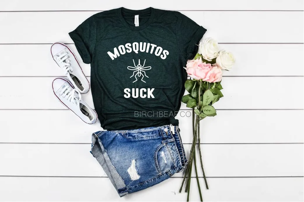 Mosquitos Suck Funny Camping Shirt