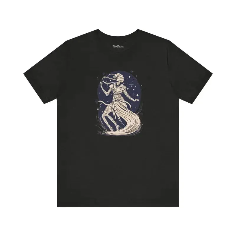 Mummy Unwrapping Halloween Unisex Tee for Spooky Fun