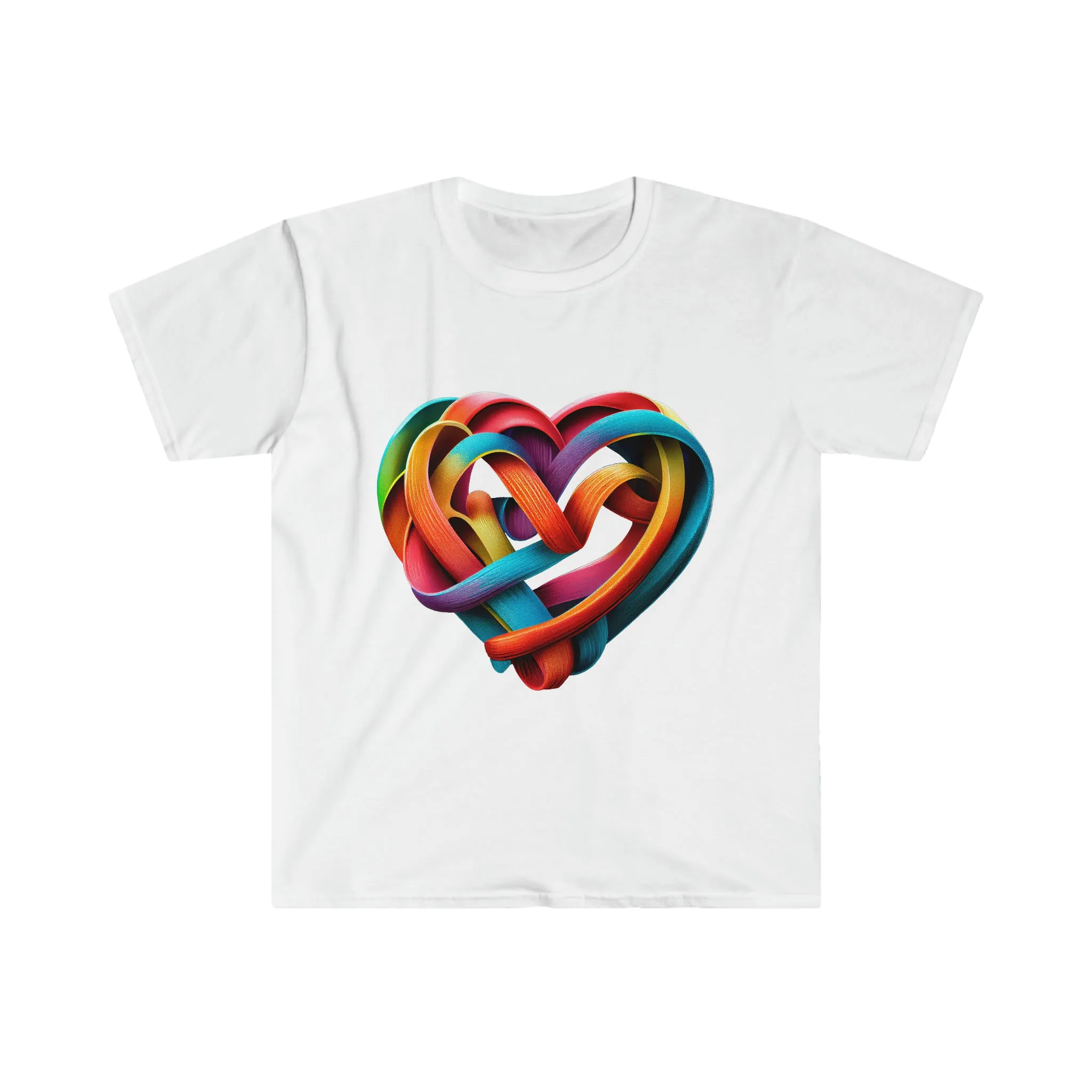 MUS Exclusive Design Heart 7.78 Men's Cotton T-Shirt Softstyle T-Shirt