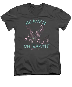 Music Heaven On Earth - Men's V-Neck T-Shirt