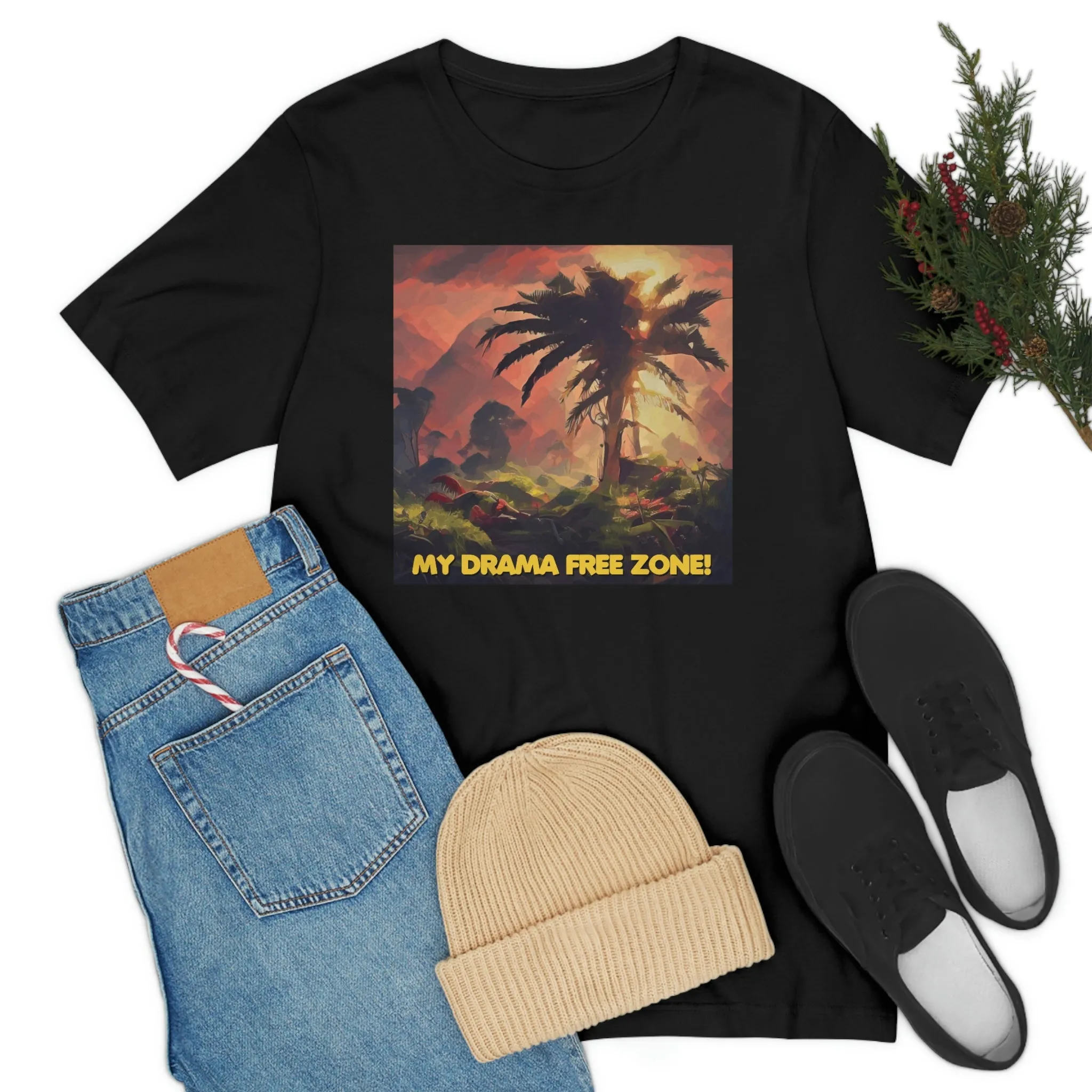 My Drama Free Zone! Short Sleeve Tee
