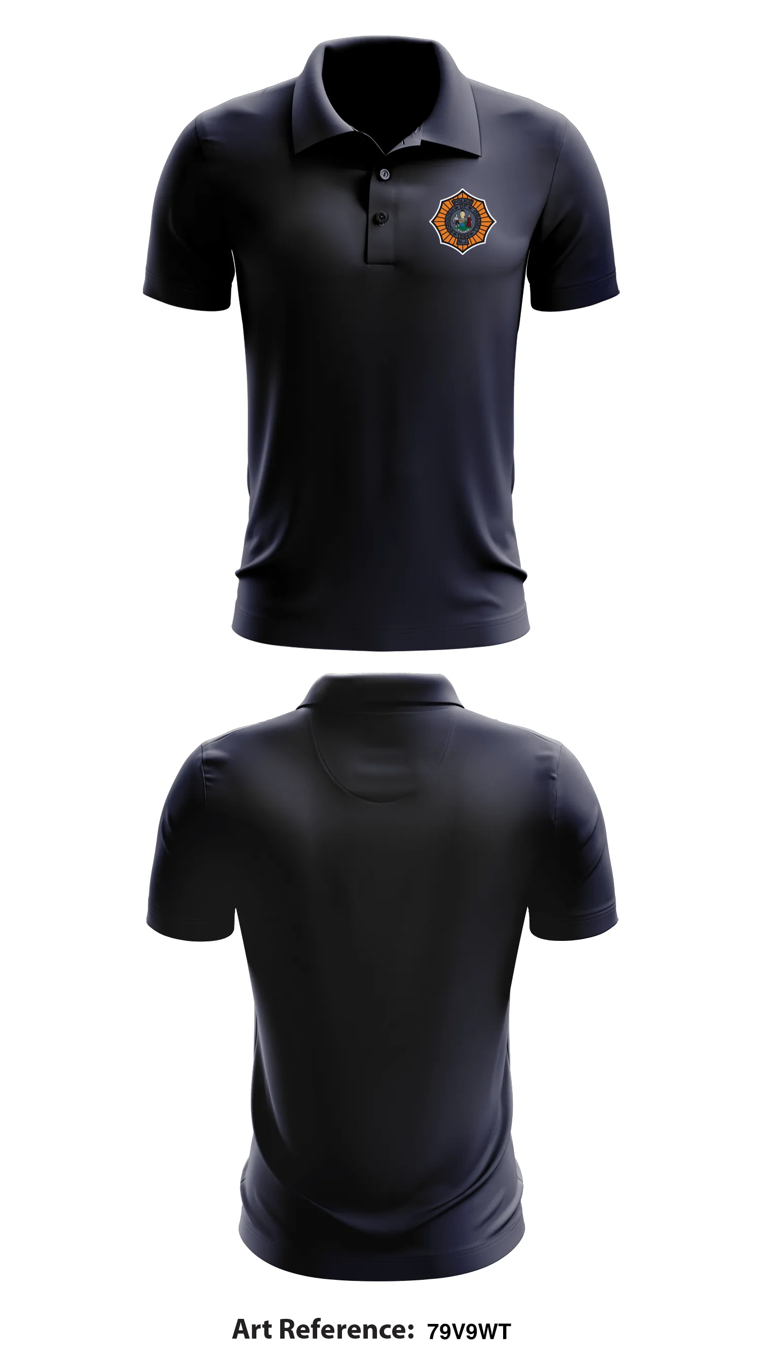 Oradell Police Core Men's SS Performance Polo - 79v9wT