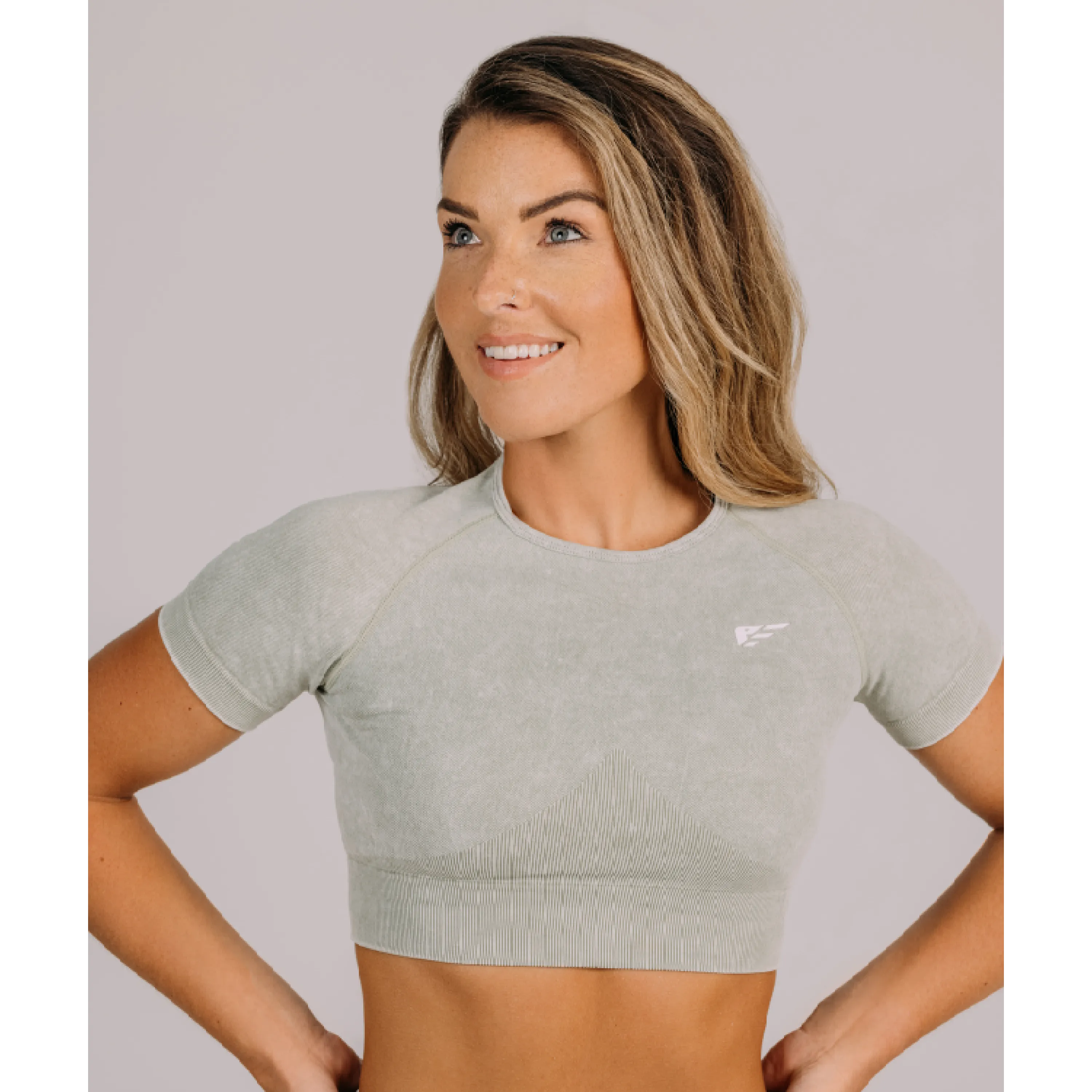 Palmfit Apex Seamless Tee, Light Green