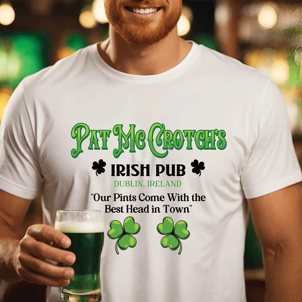 Pat McCrotch’s Irish Pub T-Shirt – Dublin, Ireland 🍀🍻