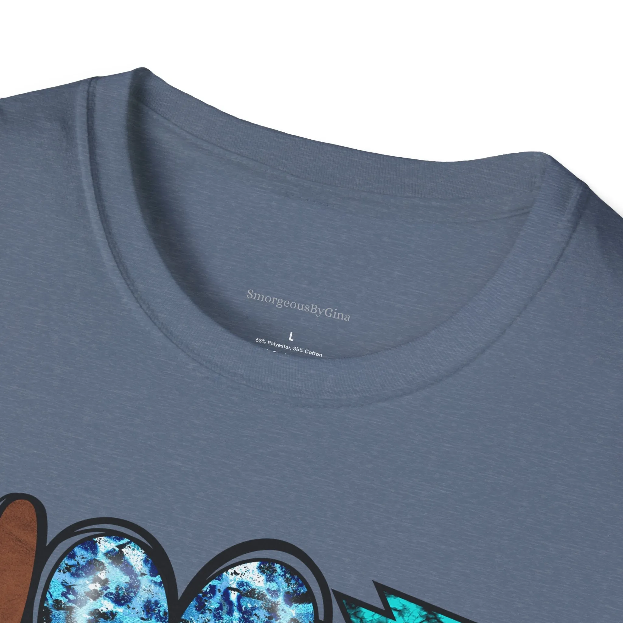 Peace, Love, Turquoise, Cowgirl Shirt, Cowgirl Tee, Rodeo, Softstyle T-Shirt