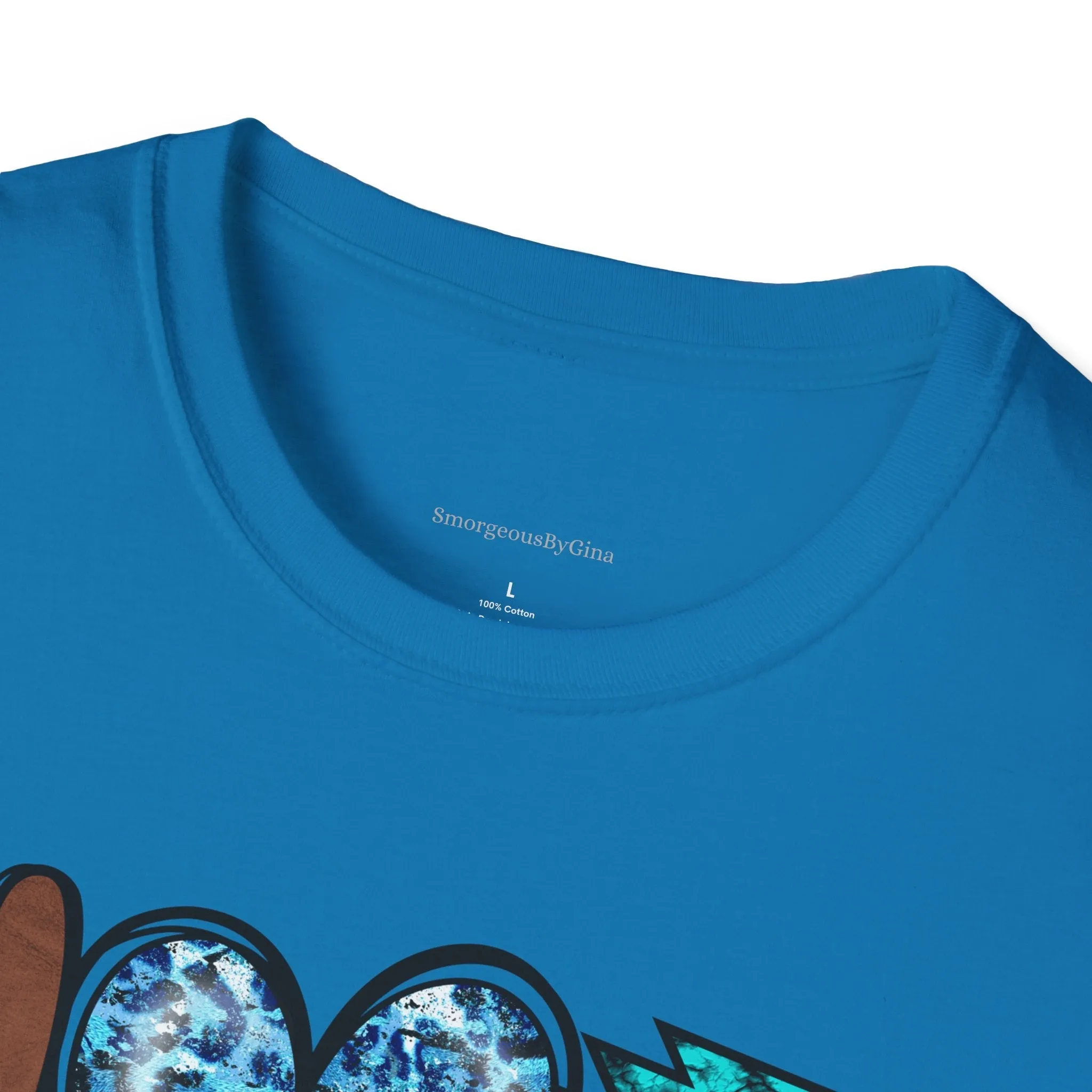 Peace, Love, Turquoise, Cowgirl Shirt, Cowgirl Tee, Rodeo, Softstyle T-Shirt