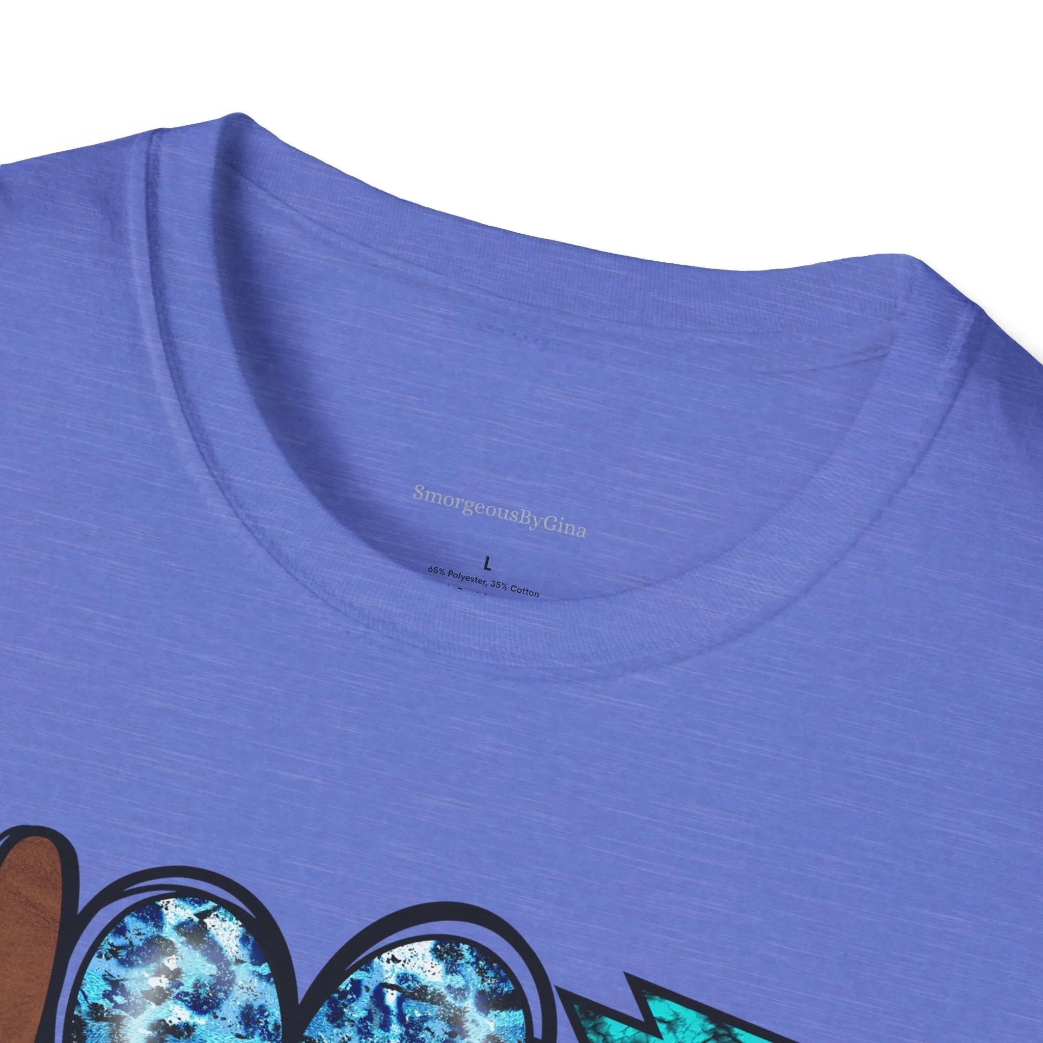 Peace, Love, Turquoise, Cowgirl Shirt, Cowgirl Tee, Rodeo, Softstyle T-Shirt