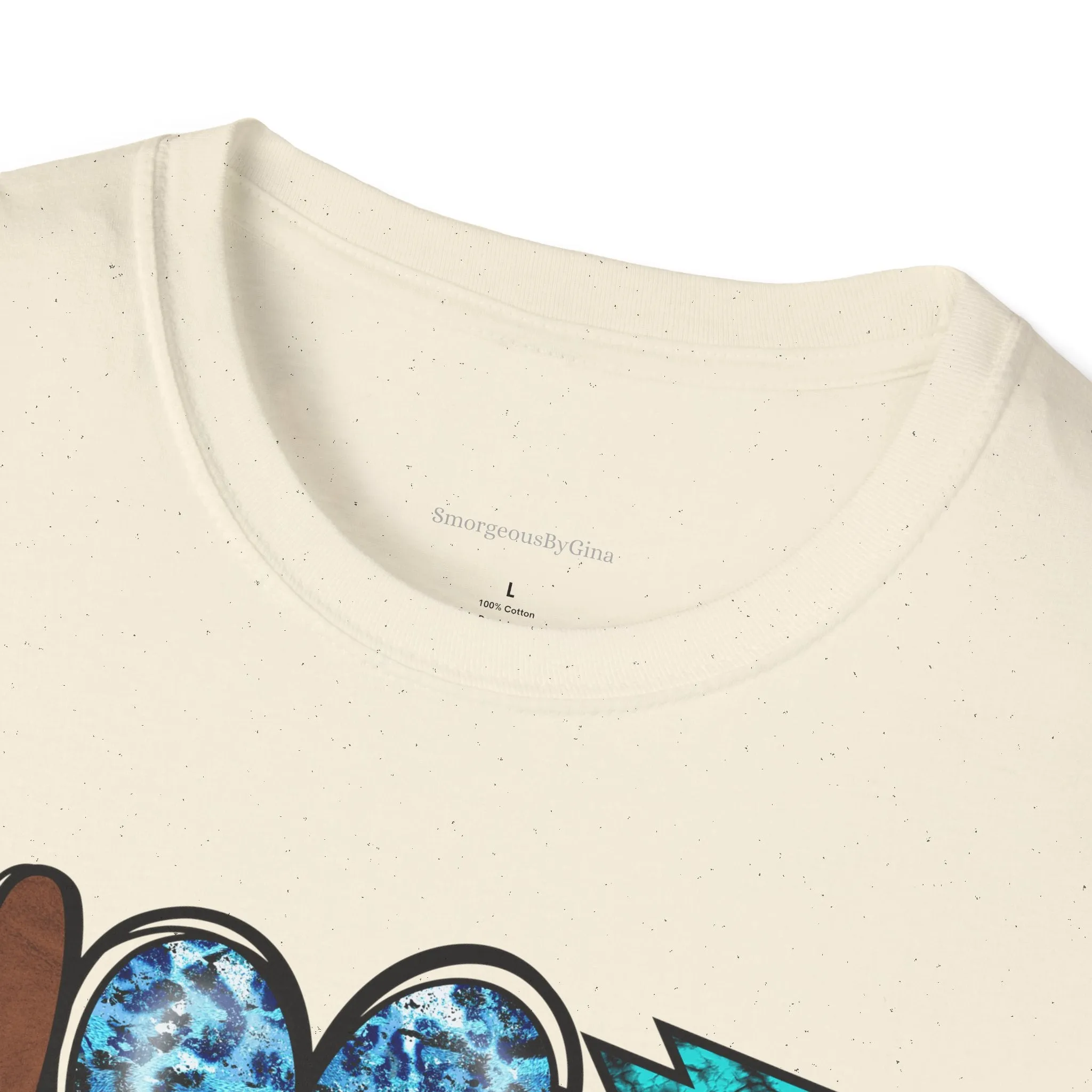 Peace, Love, Turquoise, Cowgirl Shirt, Cowgirl Tee, Rodeo, Softstyle T-Shirt
