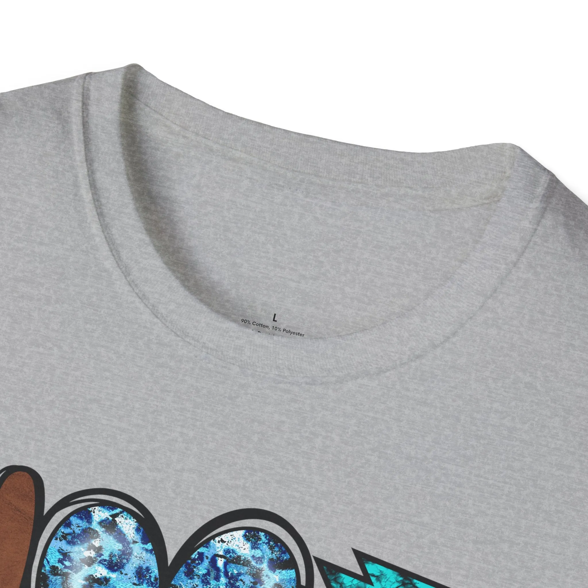 Peace, Love, Turquoise, Cowgirl Shirt, Cowgirl Tee, Rodeo, Softstyle T-Shirt