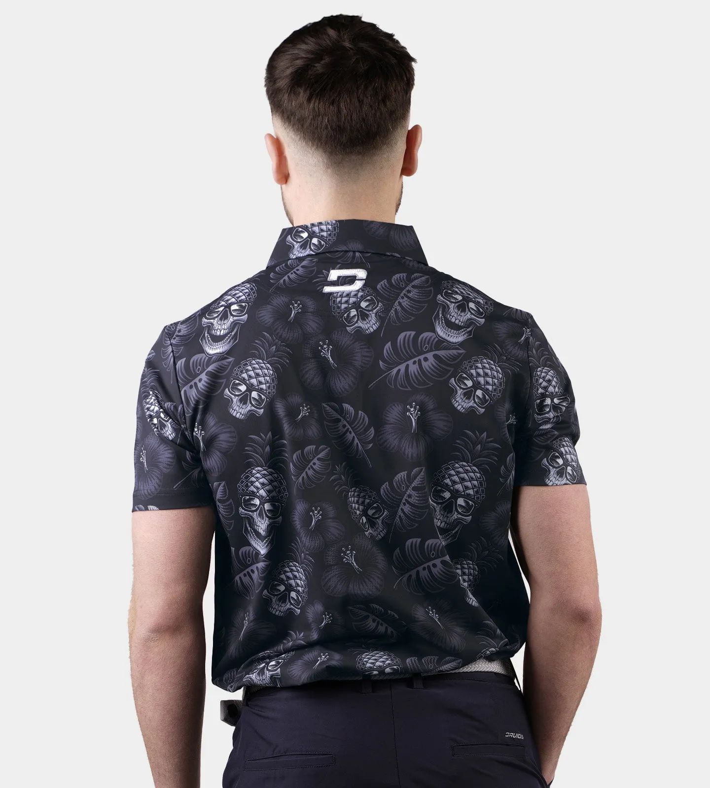 PINEAPPLE SKULLZ 2.0 POLO - BLACK