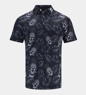 PINEAPPLE SKULLZ 2.0 POLO - BLACK