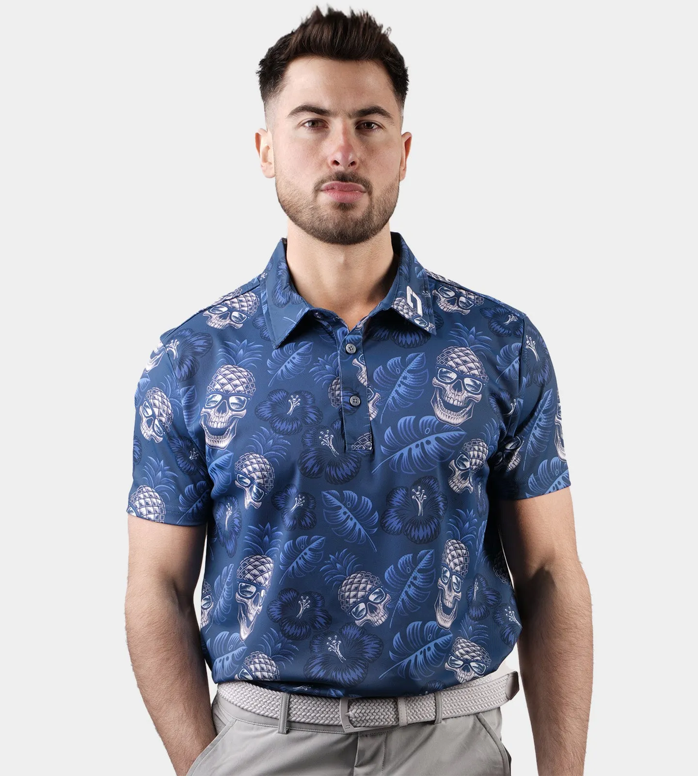 PINEAPPLE SKULLZ 2.0 POLO - NAVY