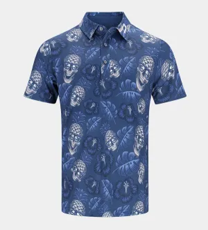 PINEAPPLE SKULLZ 2.0 POLO - NAVY