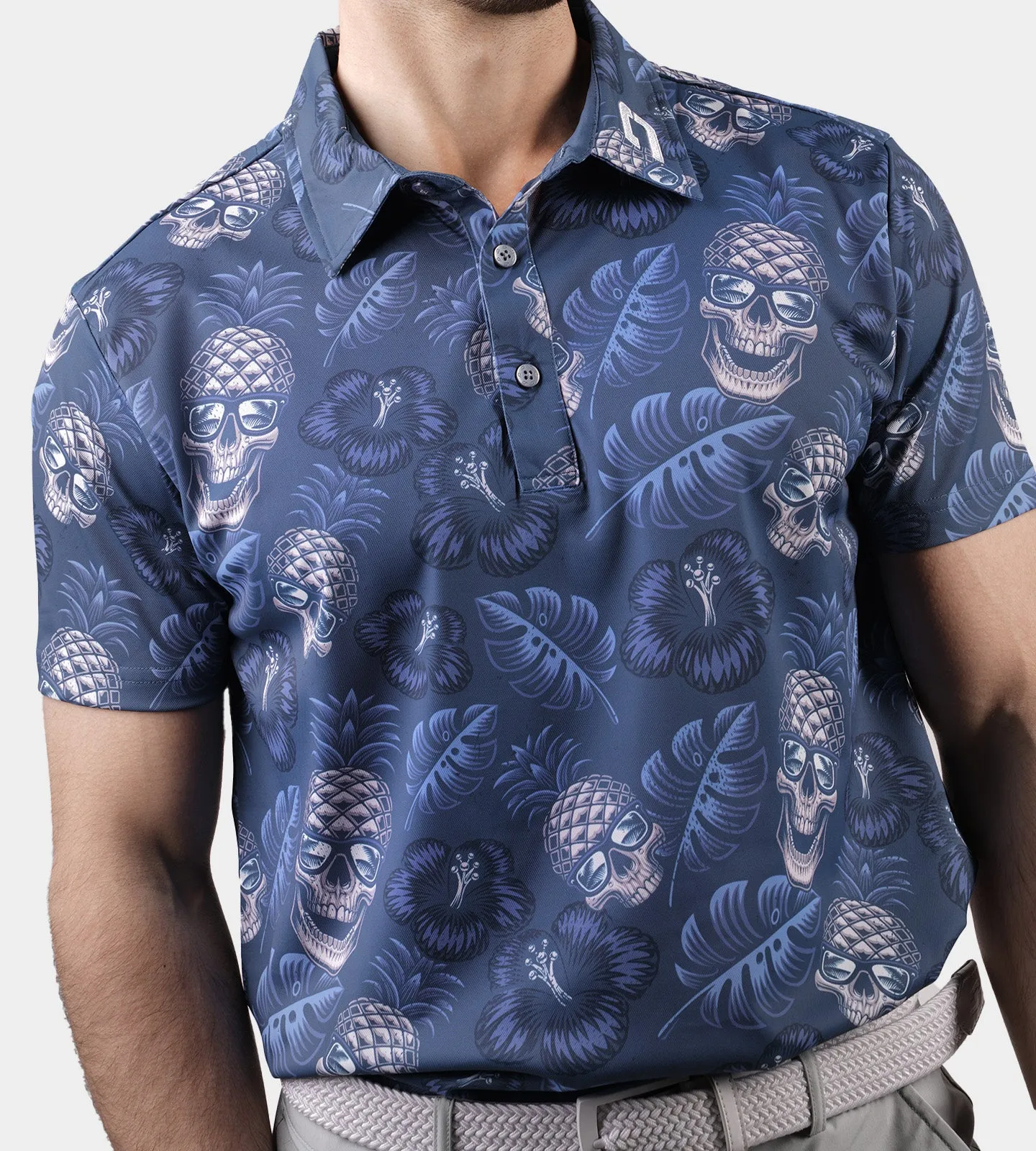 PINEAPPLE SKULLZ 2.0 POLO - NAVY