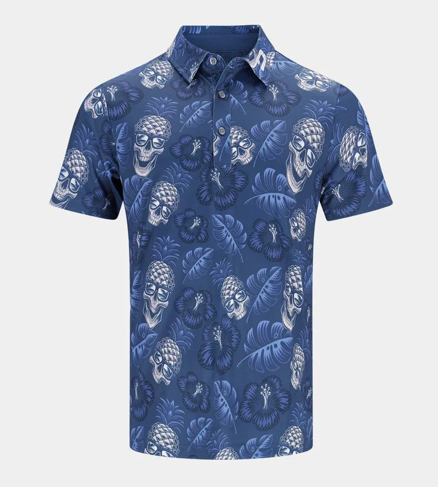 PINEAPPLE SKULLZ 2.0 POLO - NAVY