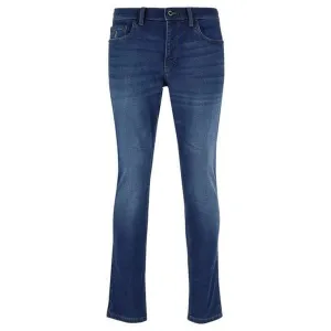 Polo Knitted Slim Leg Denim Medium Wash