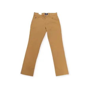 Polo Men's Overdyed Twill 5 Pocket Trouser Camel
