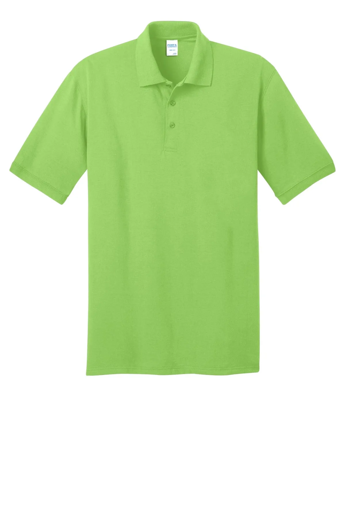 Port & Company Core Blend Jersey Knit Polo. KP55 Lime