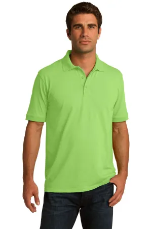 Port & Company Core Blend Jersey Knit Polo. KP55 Lime