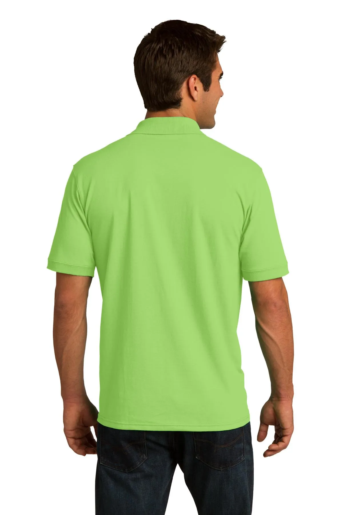Port & Company Core Blend Jersey Knit Polo. KP55 Lime