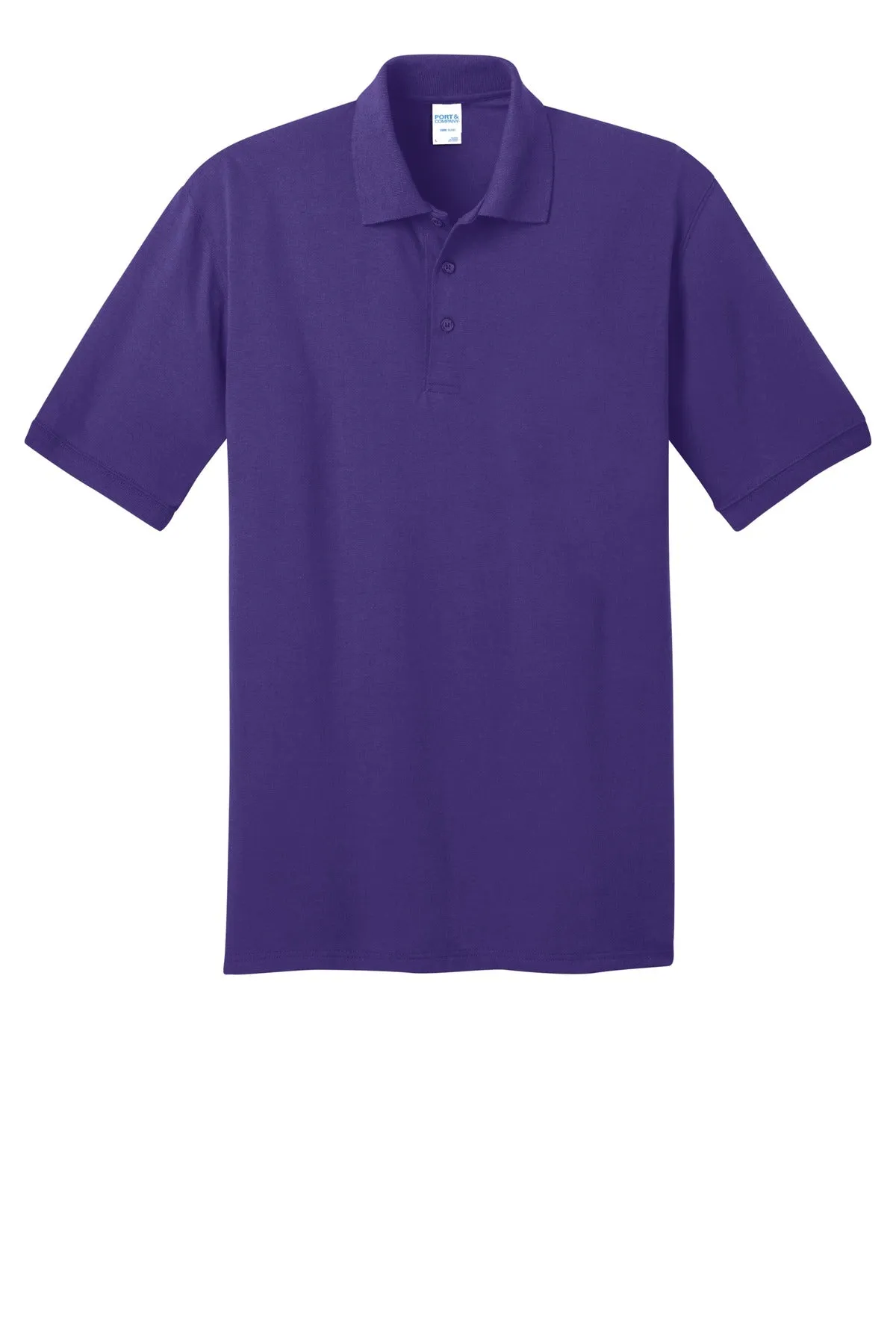 Port & Company Core Blend Jersey Knit Polo. KP55 Purple