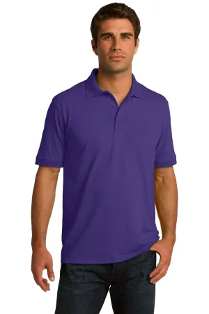 Port & Company Tall Core Blend Jersey Knit Polo. KP55T Purple Tall